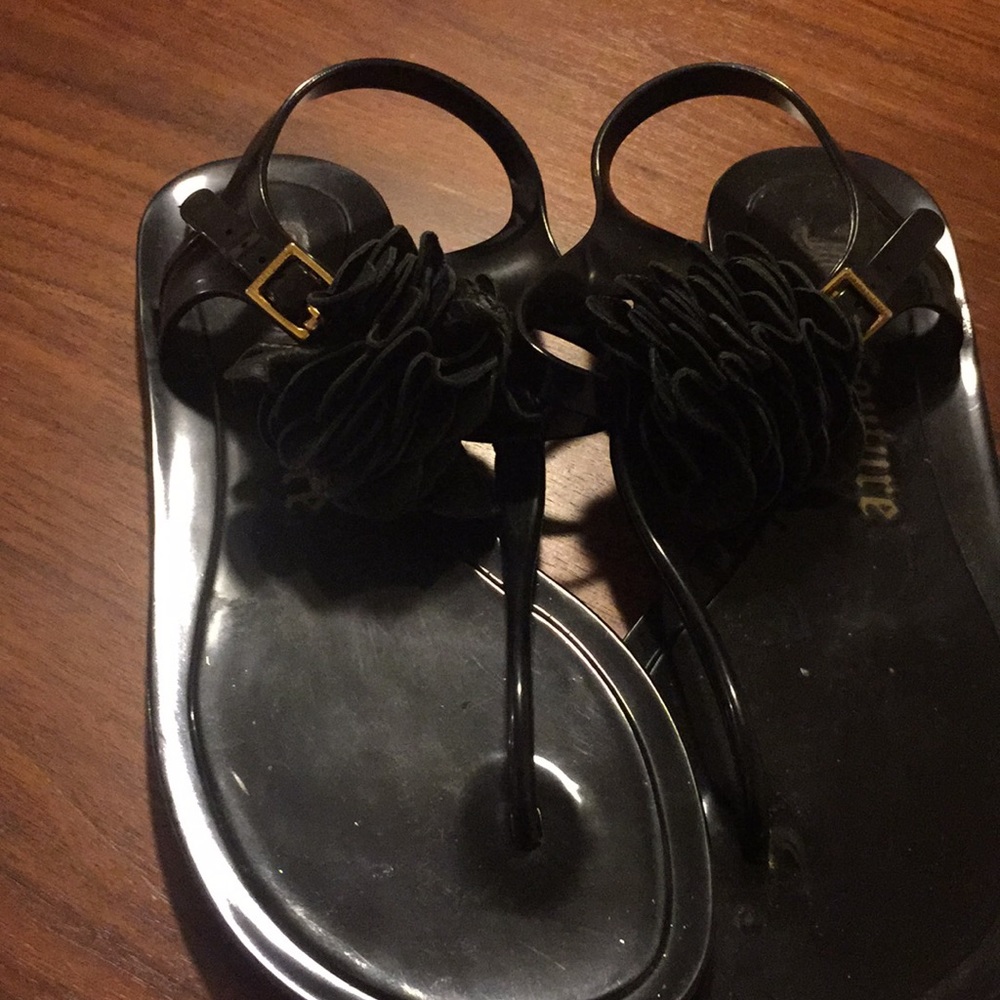 Juicy Couture black sandals